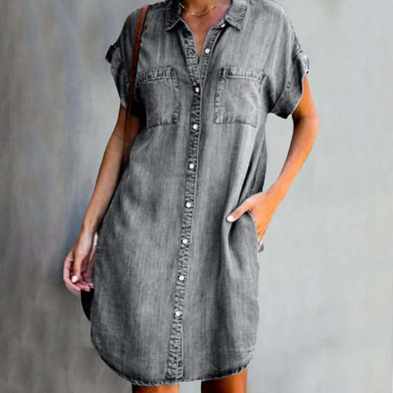 Barbara - Denim Dress