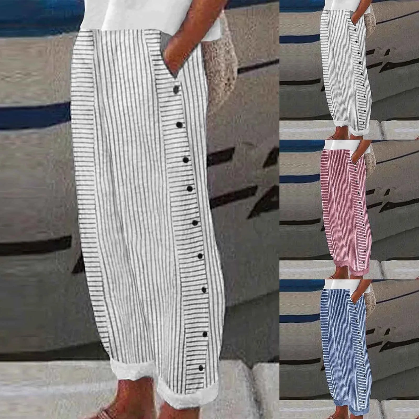 Eulalie - Stripe Pants