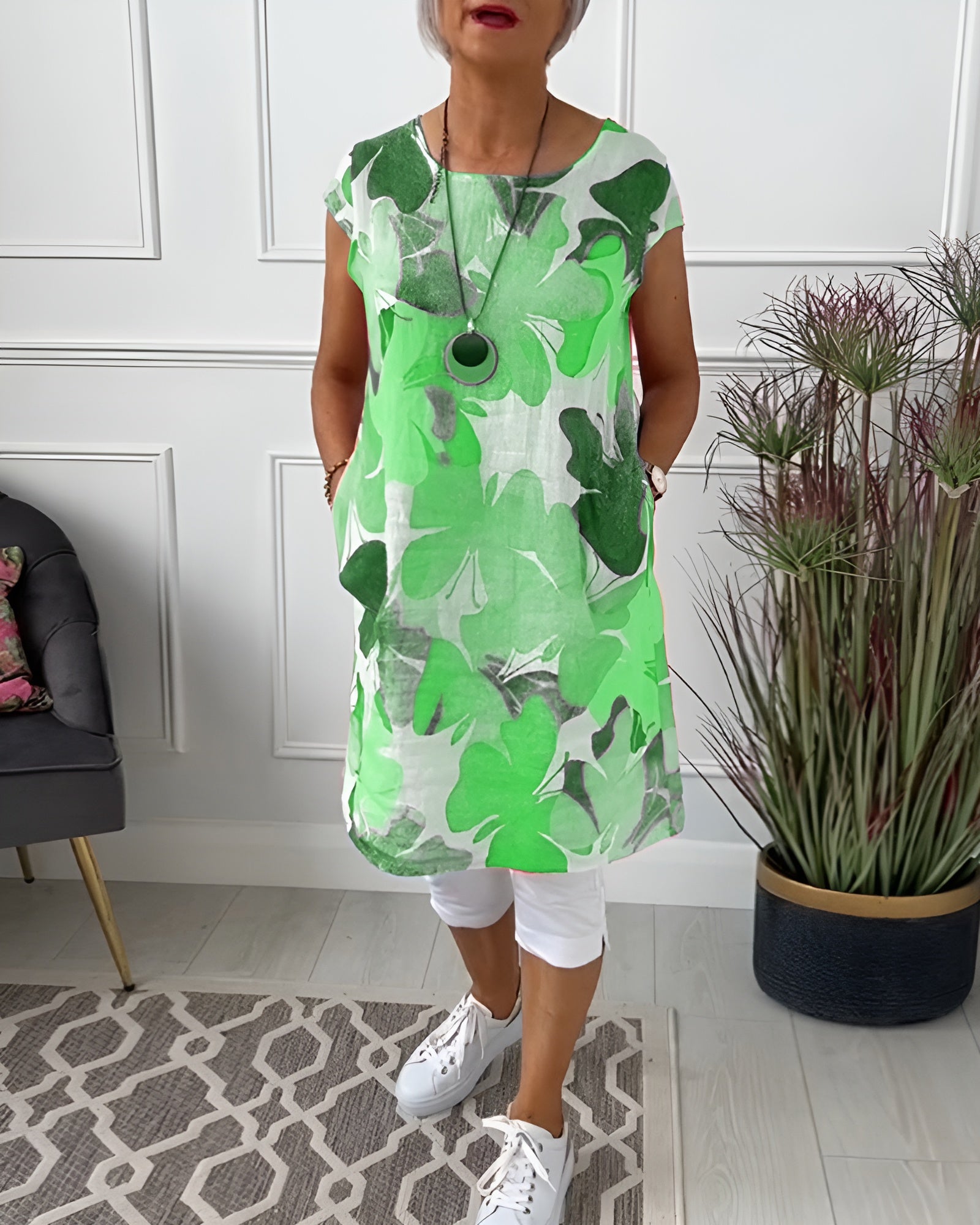 Freya - Summer Dress With Butterfly Print