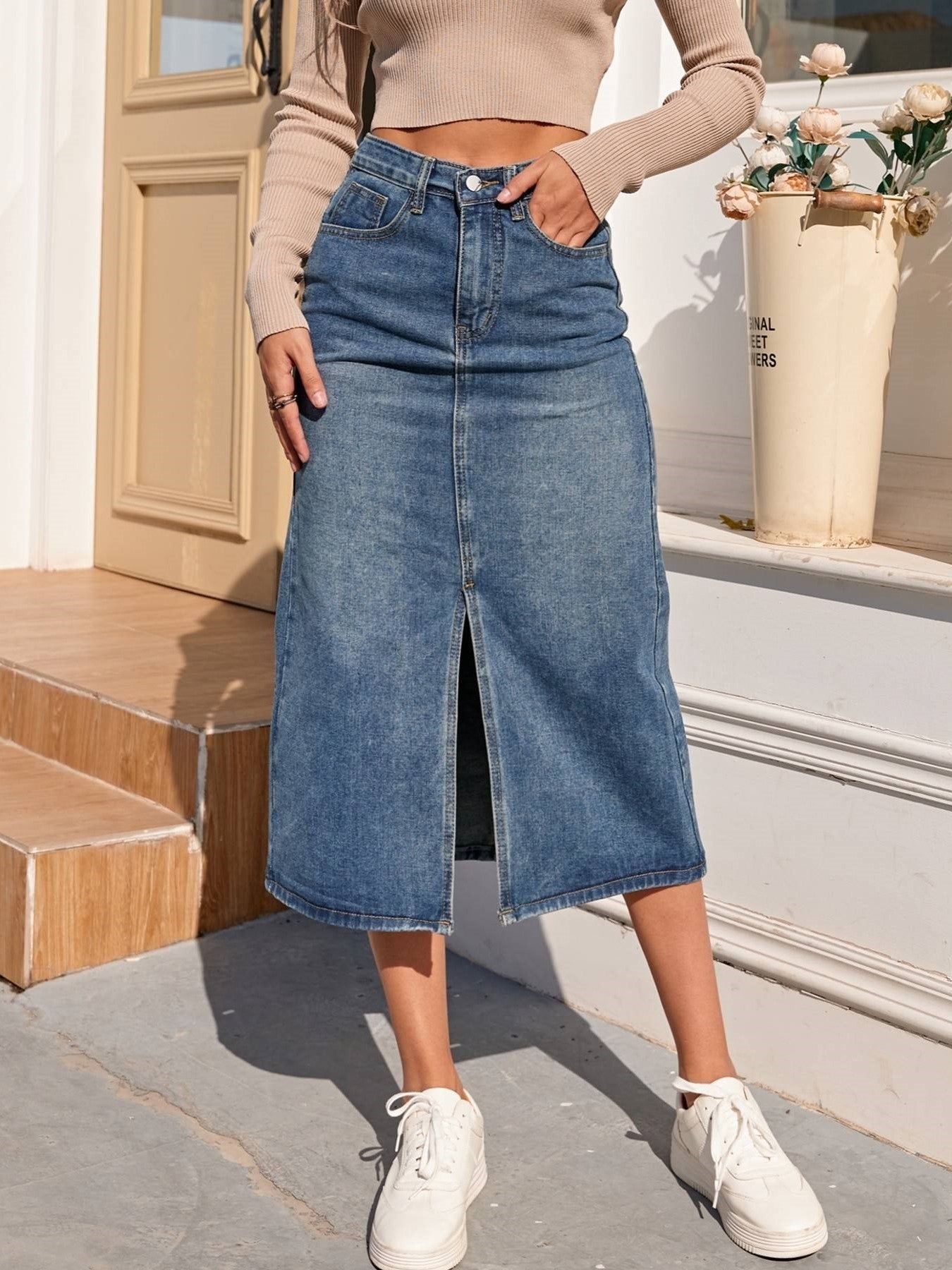 Vera - Denim skirt