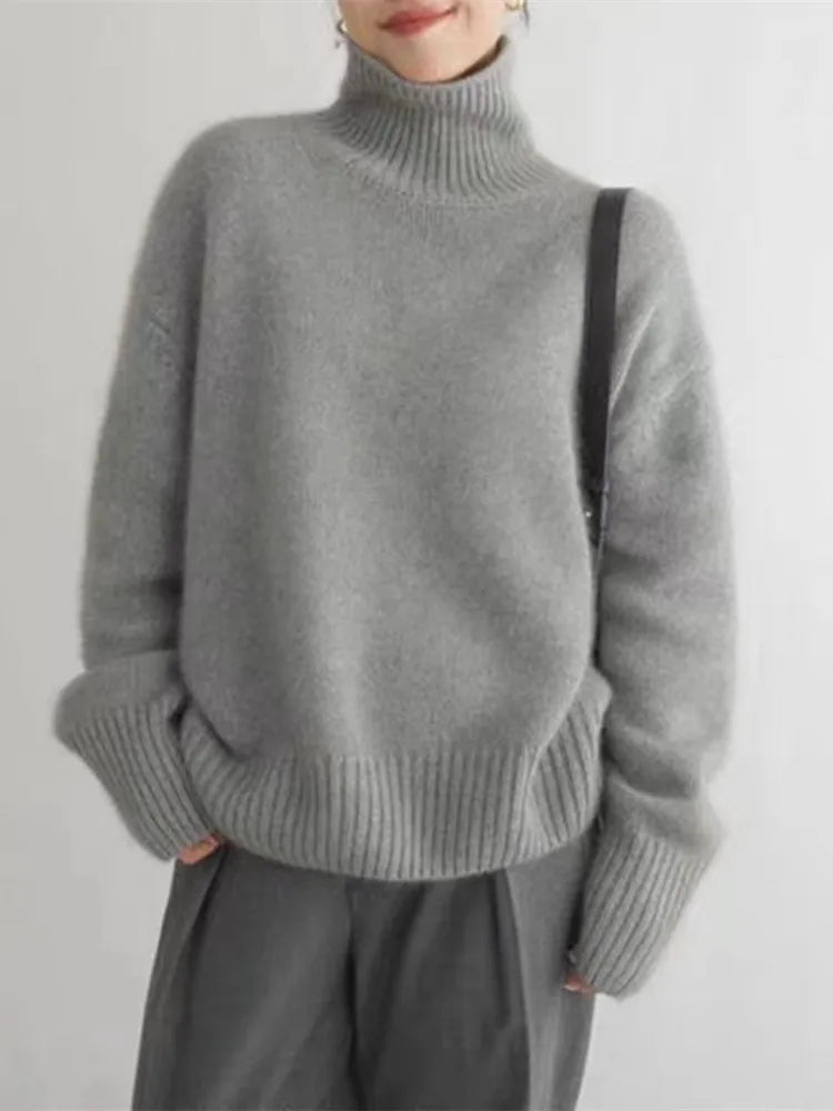 Lisette - Cashmere Turtleneck Sweater