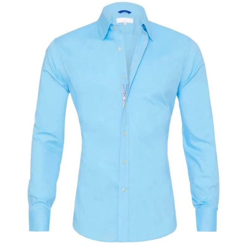 Oxford - Wrinkle-Free Zip-Up Shirt