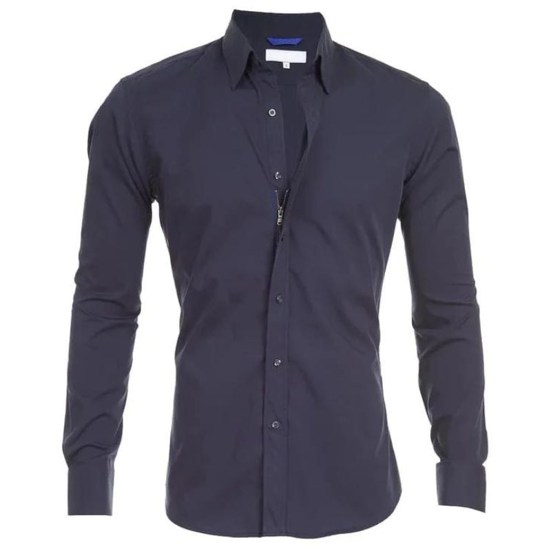 Oxford - Wrinkle-Free Zip-Up Shirt