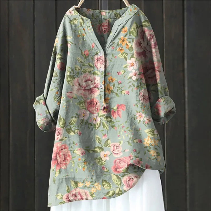 Matilde - Casual Blouse With Floral Print