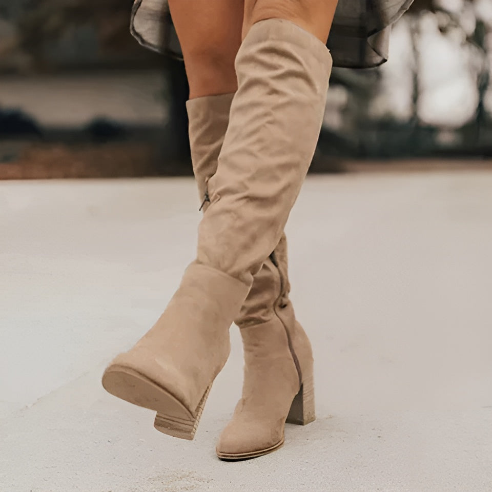 Laoise - High Suede Boots