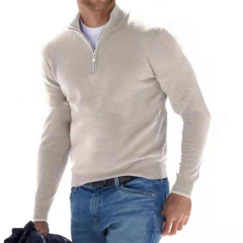 Liam - Sweater with Half Zipper