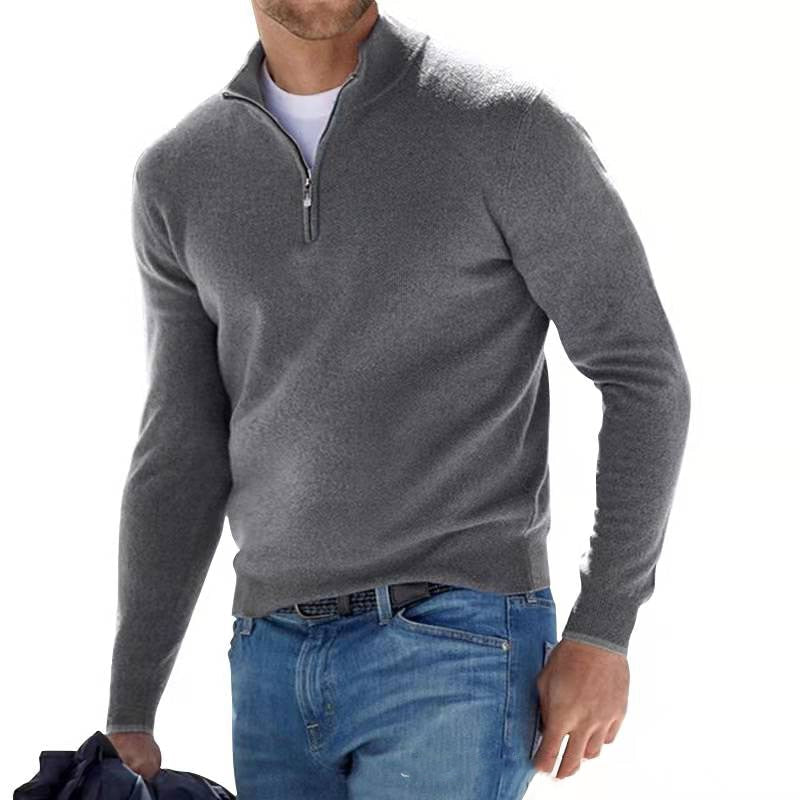 Liam - Sweater with Half Zipper