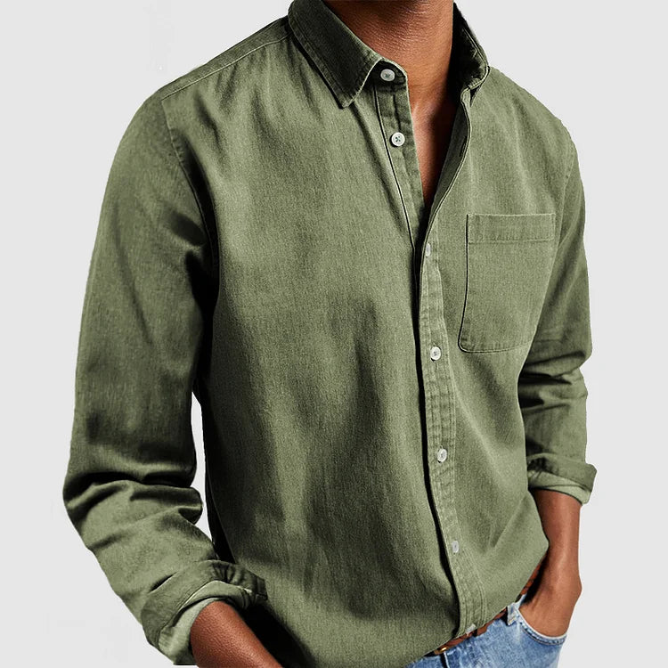 James - Men's casual long-sleeved shirt