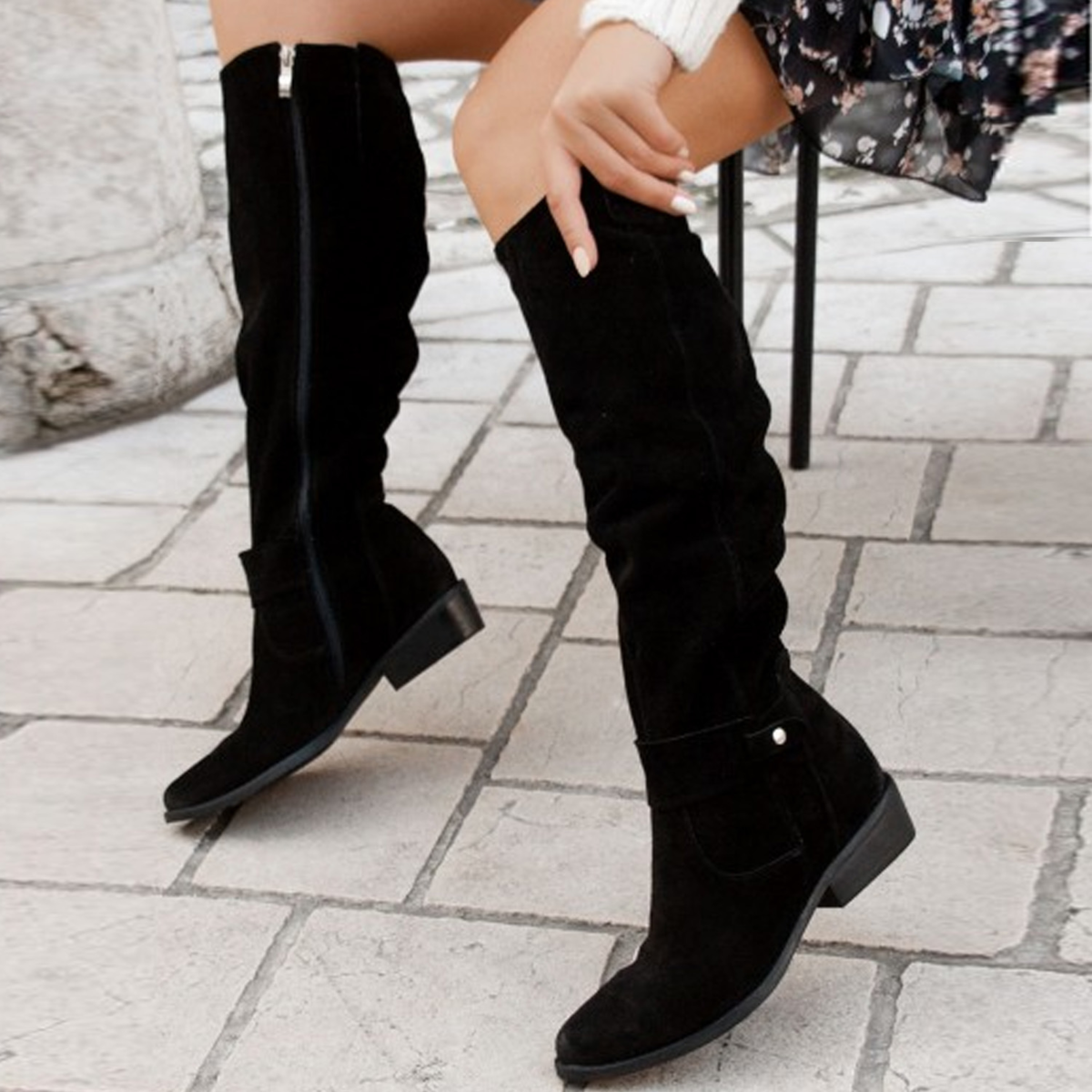 Laoise - High Suede Boots