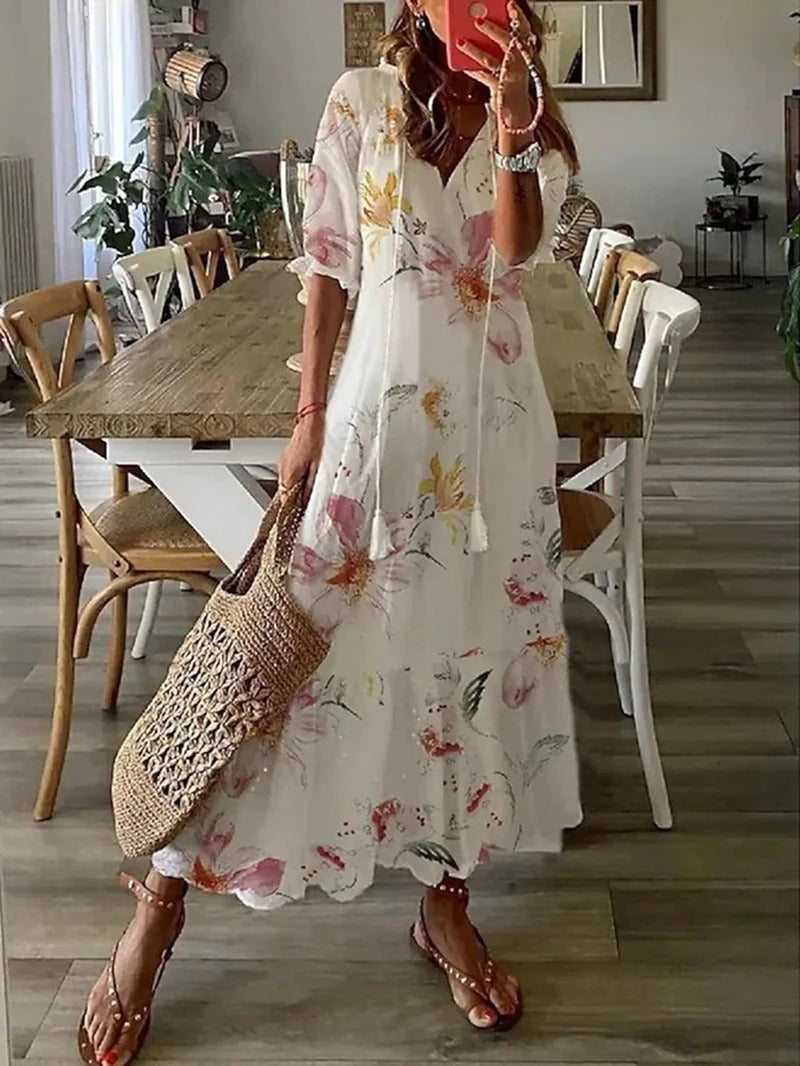 Anna - Bohemian maxi dress