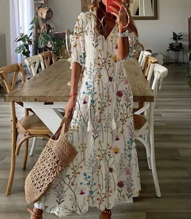 Anna - Bohemian maxi dress