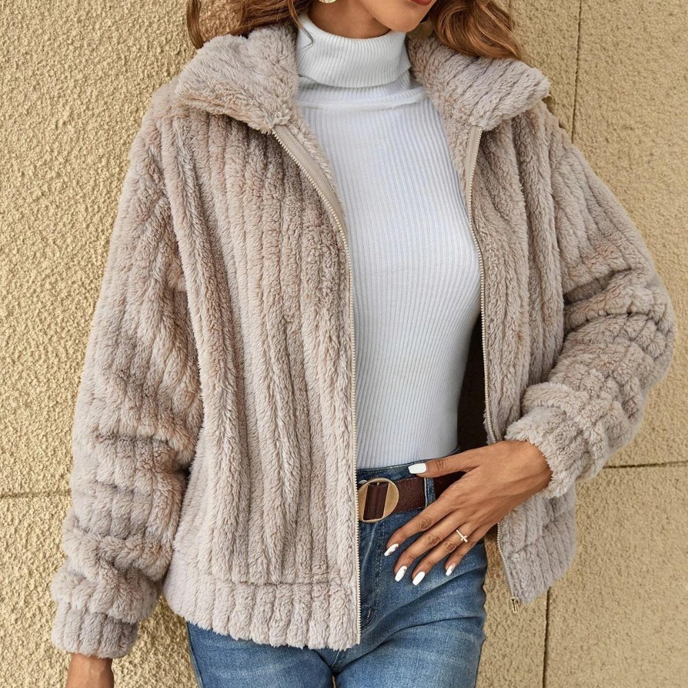 Skylar - Casual Pluch Cardigan